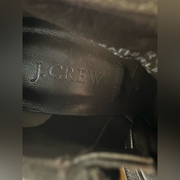 J. Crew Elegant Brown Heeled Suede Ankle Boots Size 6.5 - Picture 9 of 11